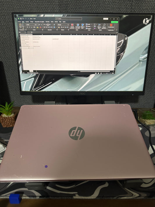 HP Stream 14 🌸 | Elegancia Rose Gold