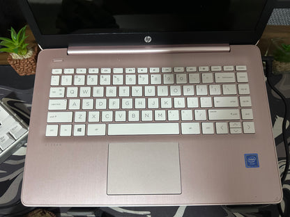 HP Stream 14 🌸 | Elegancia Rose Gold