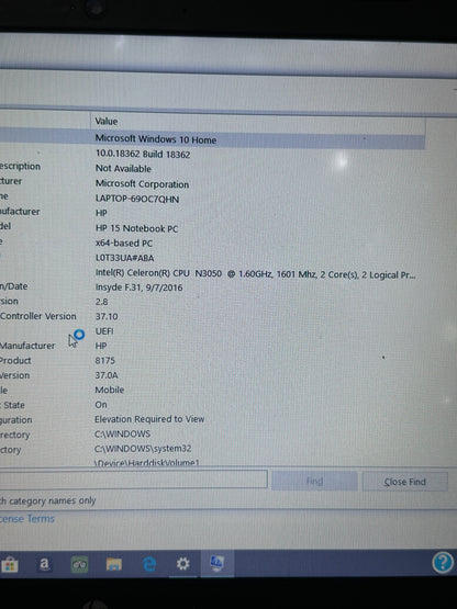 Hp 15 notebook pc