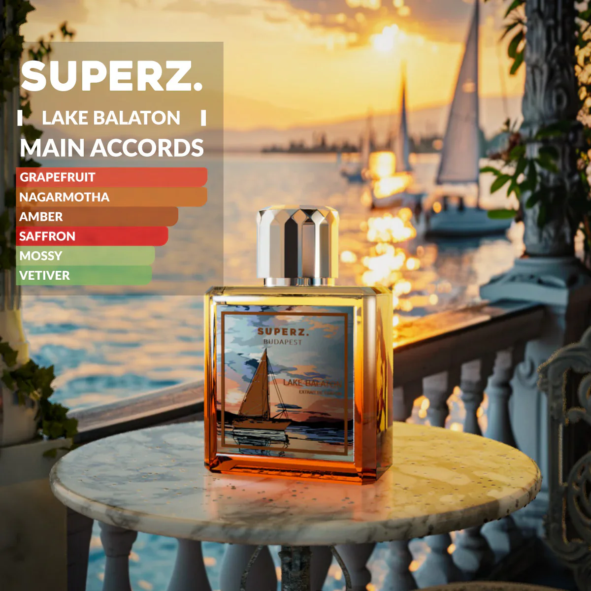 SUPERZ BUDAPEST LAKE BALATON EDP 50ML